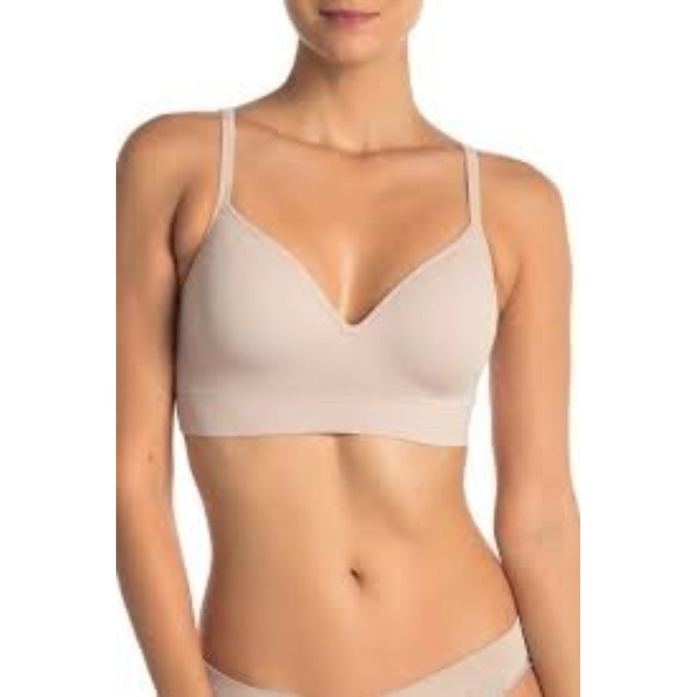 NWT Yummie Tummie XS Dawn Wire Free Contour Bra YT5-113 Beige 96175